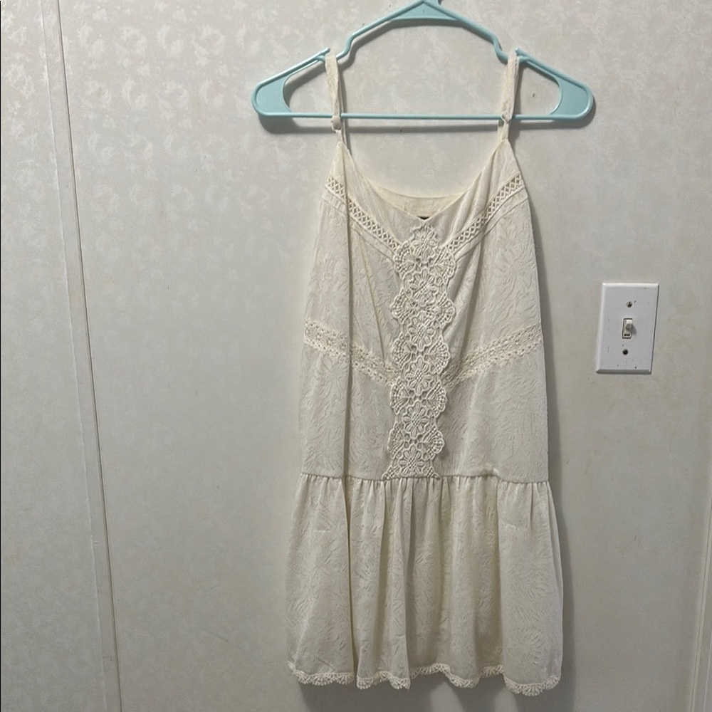 Cream Lace Dress
